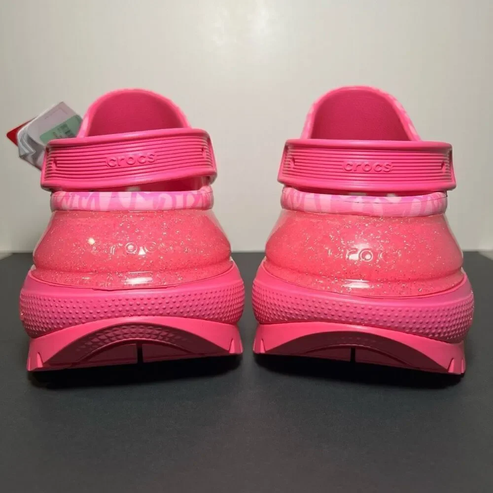 Mens *NWT* CROCS Barbie Movie Mega Crush Pink Clogs / Size 13